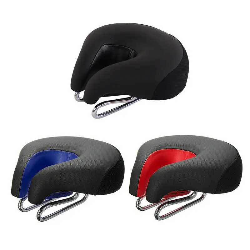 

Outdoor Sports Mountain Bike Cycling Bicycle Comfort Split-Nose Saddle Cushion Pad Seat Reflective Warning Safety Cushion M-T-B