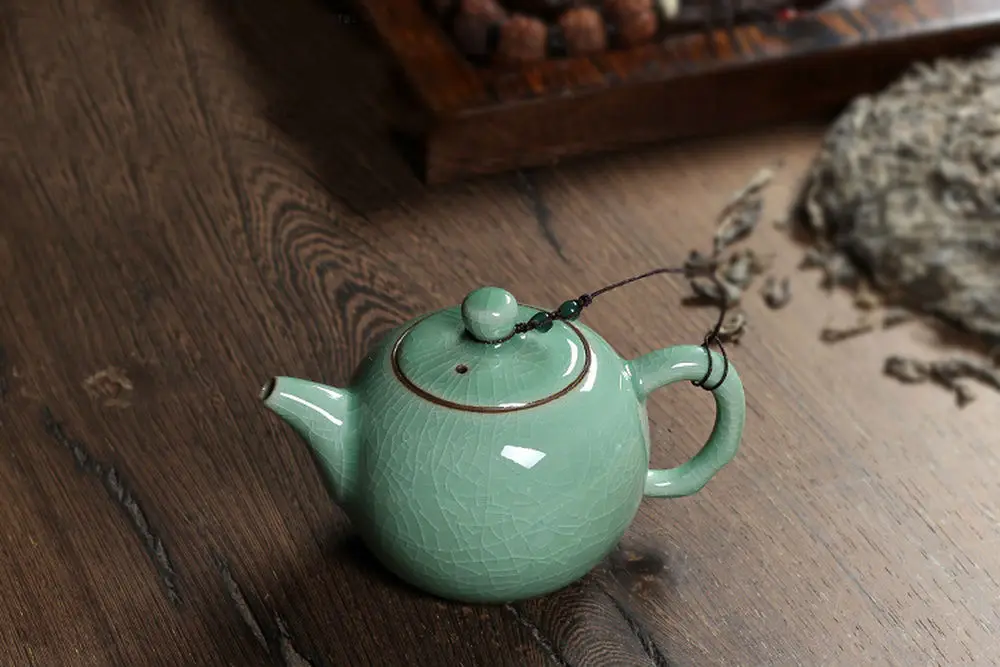 [GRANDNESS] Xishi Чайник Китайский longquan celadon чайник кунг-фу с фильтром 240 мл Китайский Longquan чайник 240 мл