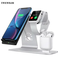 Беспроводное зарядное устройство YWEWBJH Qi для быстрой зарядки iphone 8 X XS Max XR для iphone Watch 4 3 2 Airpods 10 W Quick Charge S9 S8 S7