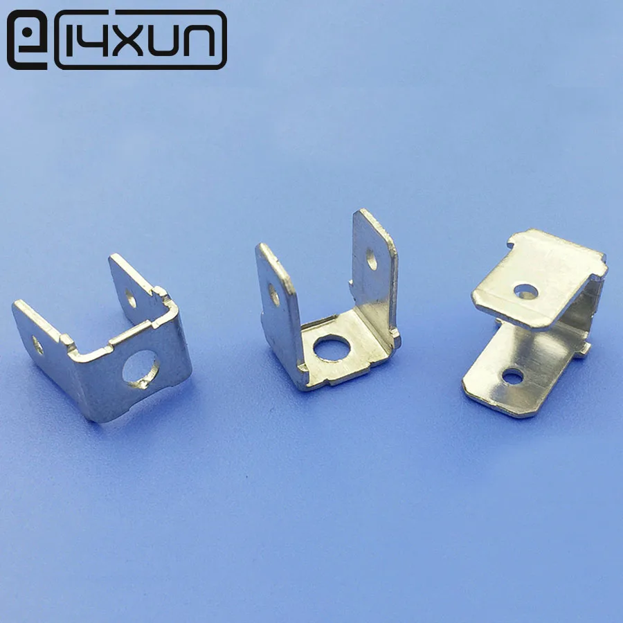 EClyxun 10 шт./лот 6 3 вставки под прямым углом с двойным разъемом 250 двухсторонняя