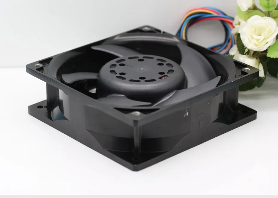 Rolamento de Esferas Duplo Macio Ventilador de Refrigeração Axial de Servidor 12cm dc 54v 48v 12038 a - Imagem 2
