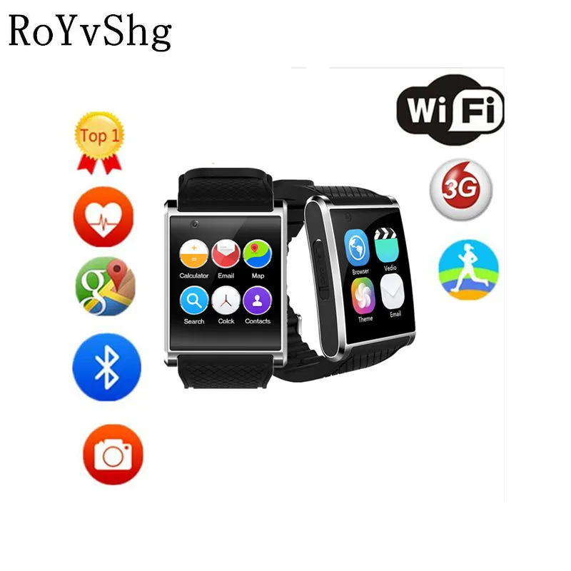 X11 Smart Watch Android 5.1 Smartwatch MTK6580 With Pedometer Camera 5.0M 3G WIFI GPS WIFI
