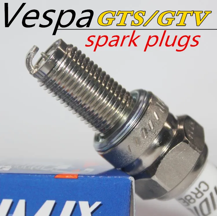

1pcs/lot iridium spark plugs CR8EIX for vespa piaggio gts gtv 150/200/250/300 et4 lxv
