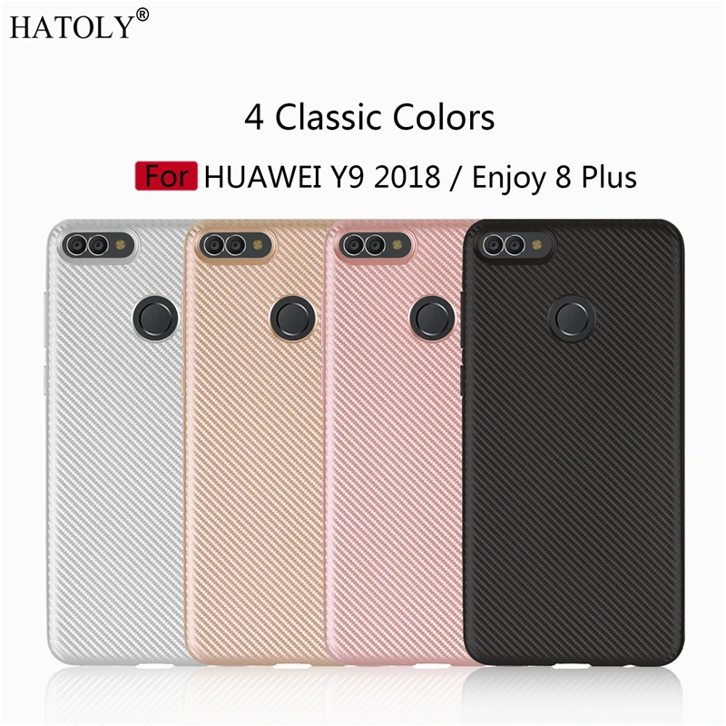 Чехол для Huawei Y9 2018 мягкий ТПУ резиновый силиконовый защитный чехол | Мобильные