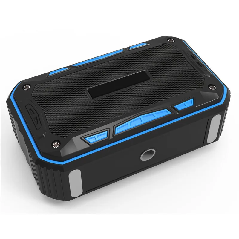 Открытый Bluetooth динамик водонепроницаемый IP7 велосипедный стерео бас сабвуфер динамик беспроводной звуковой ящик поддержка Hands-free TF fm-радио - Цвет: Blue