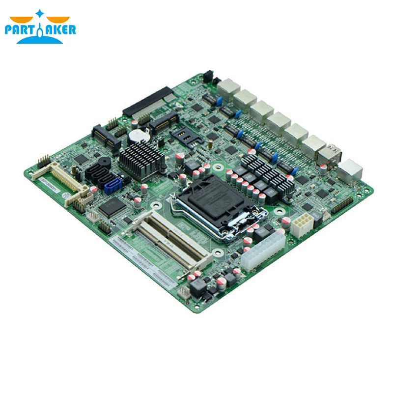 H67SL LGA1155 Socket Industriële Firewall Moederborden Met 6 Lan Voor Router/Firewall