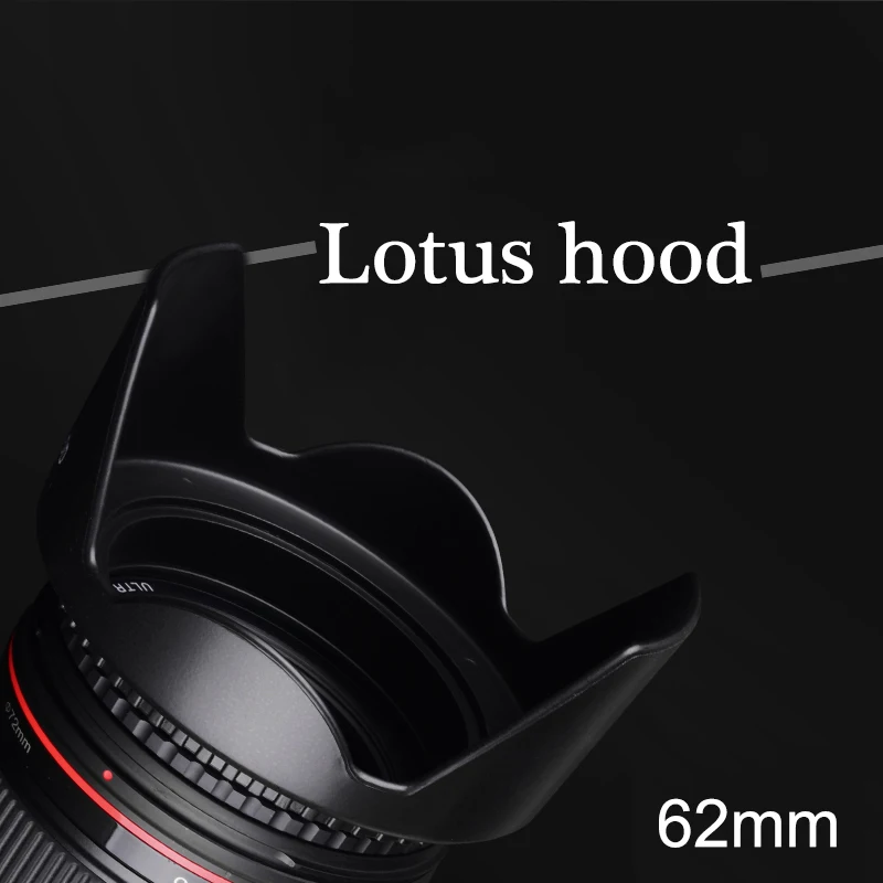 62mm Camera Lens Lotus Hood for Nikon 85mmf/1.8d Accessories Thread