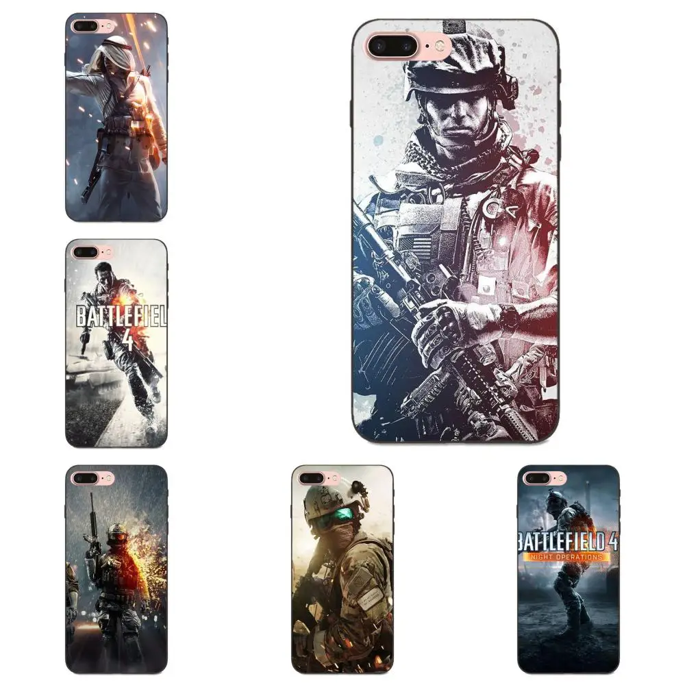 

For Xiaomi Mi Mix Max Note 2 2S 3 5X 6 8 SE A1 Play F1 Soft Silicone TPU Black Phone Skin Popular Game Battlefield 4