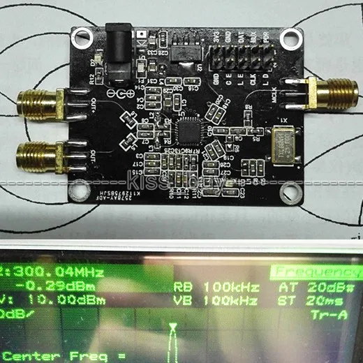 35M 4 GHz PLL RF источник сигнала синтезатор частоты ADF4351 макетная плата|board block|board