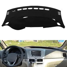 Dongzhen подходит для BYD M6 2010- приборной панели автомобиля Избегайте свет Pad Инструмент крышка платформы стол коврик авто Стайлинг