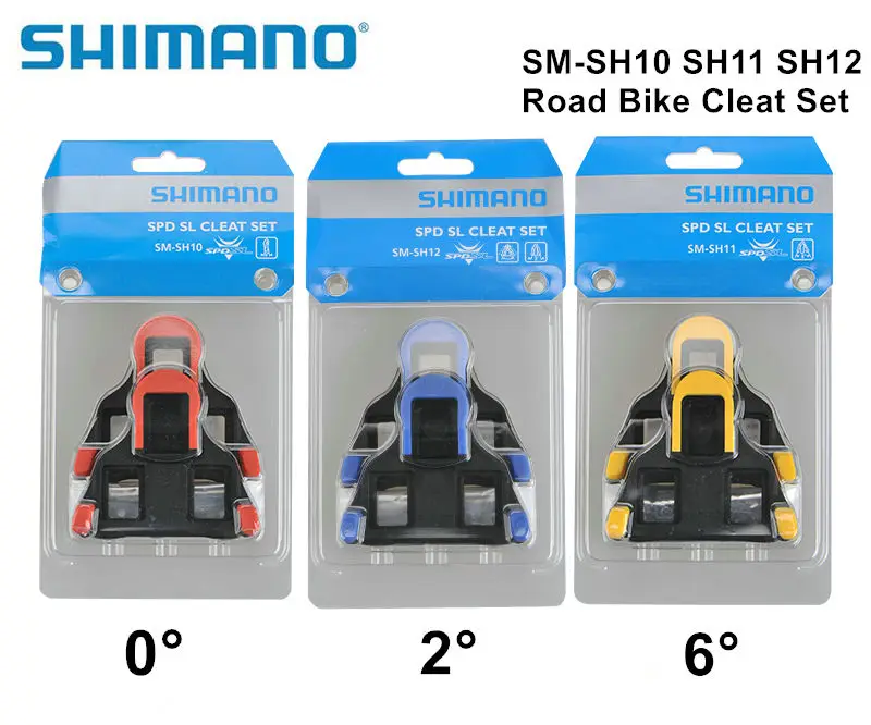 

SHIMANO SPD SL Cleat Set SM-SH10 SH11 SH12 Bike Pedals Cleats Bicycle Self-locking Plate Float Pedal Cycling Parts