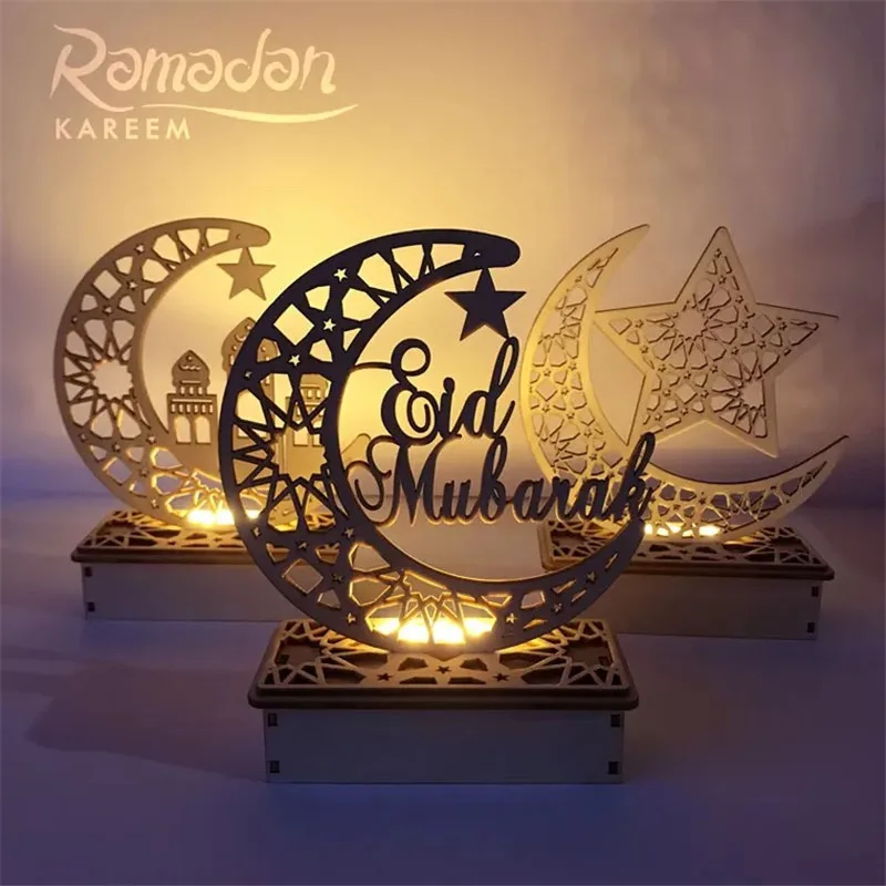 Eid Adha украшение ислам ic Рамадан светодиодный дворец Луна мусульманская