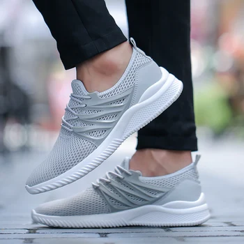 

Size 39-45 Spring Summer unisex Light weight Breathable Men Casual Sneakers Shoes Trending Brand Shock-Absorbing DropShipping