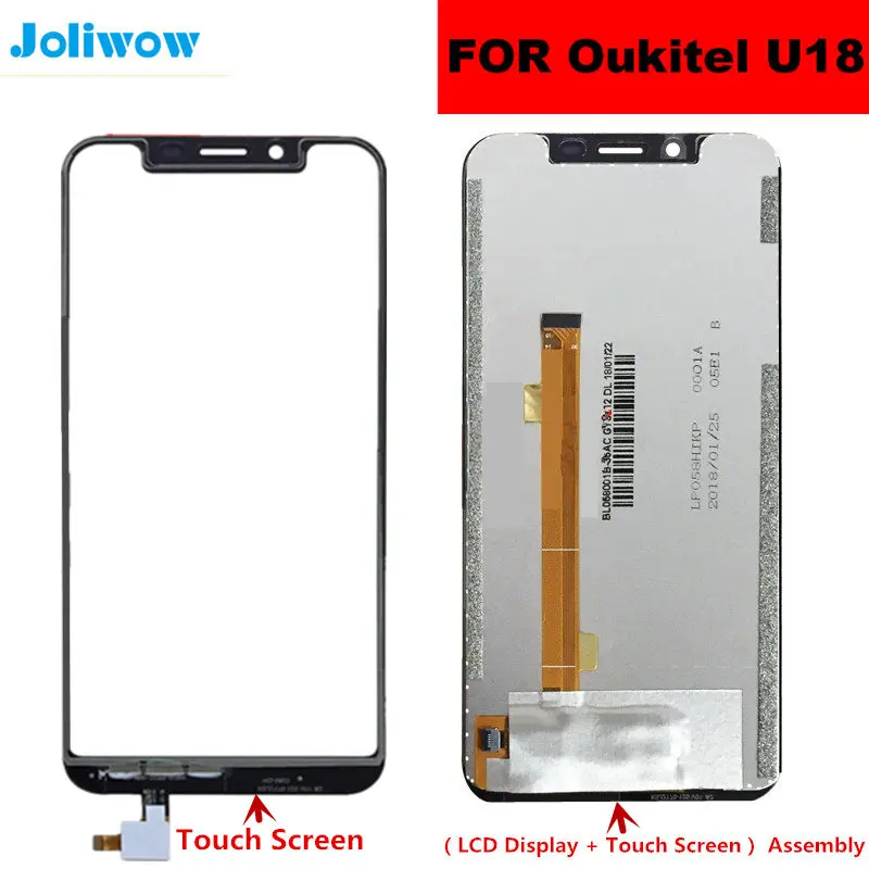 

For 5.85 Inch Oukitel u18 LCD Display and Touch Screen Digitizer Assembly FOR phone Oukitel u18 TOUCH
