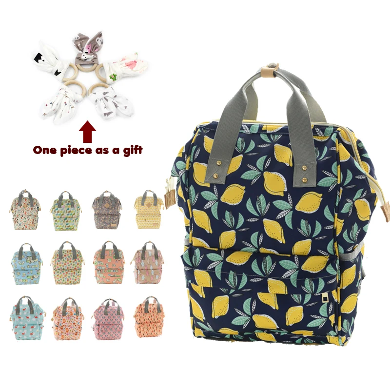 

Multifunctional Mummy Flamingo Maternity Diaper Bags Nappy Handbags Baby Large Capacity Backpack Waterproof Stroller Bag T0071