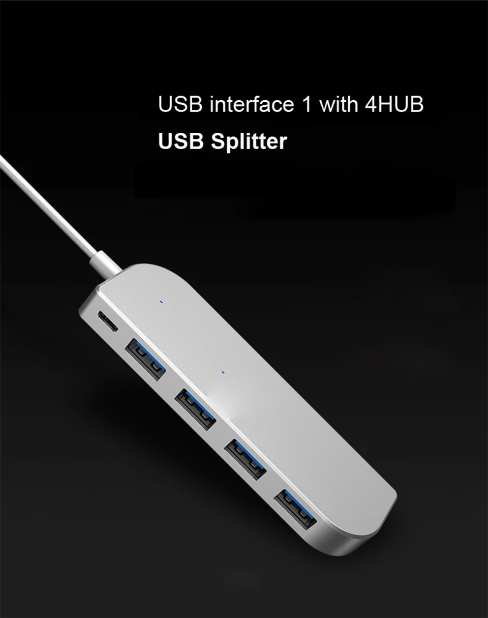 Usb-разветвитель usb-концентратор, адаптер с несколькими интерфейсами s type-c конвертер Внешний интерфейс USP расширитель пористый концентратор для планшета ноутбука