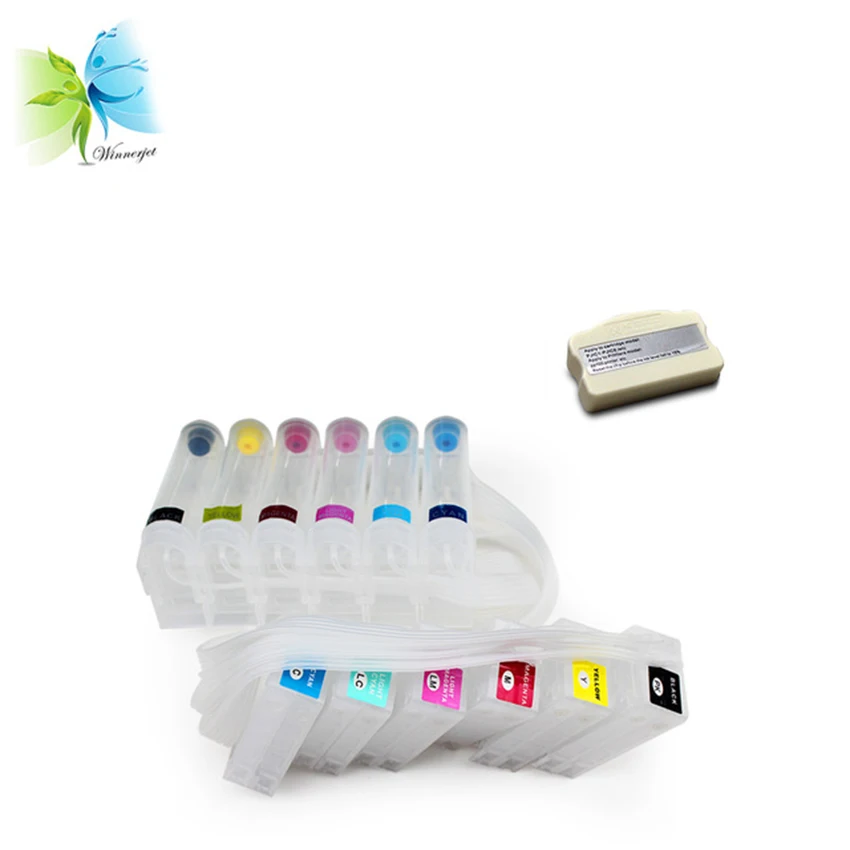 Winnerjet PJIC1-PJIC6 كيبك نظام + رقاقة ريسيتر لإبسون pp100 طابعة