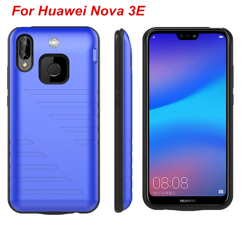 

For Huawei Nova 3E Battery Case 5000 Mah Charger Case Smart Phone Cover Power Bank For Huawei Nova 3E Battery Case