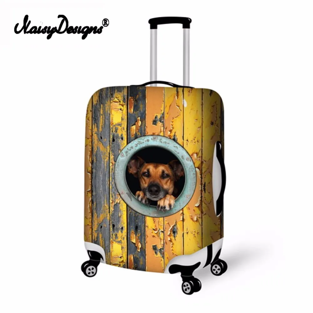 

Noisydesigns Cat& Dog Print Luggage Suitcase Elastic Fashion Protective Cover Dust-proof Trunk Suitcase Case Cover for S/M/L