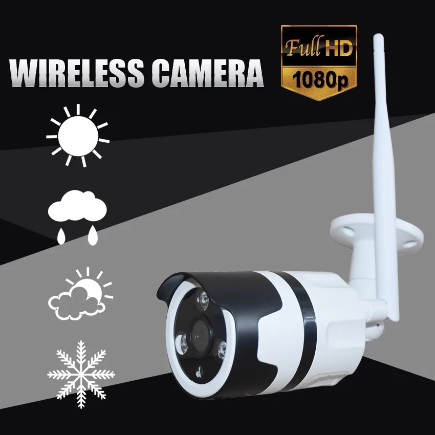 Zjuxin 1080P наружная камера WIFI 1920*1080 Беспроводная ip-камера для вашей домашней безопасности iCSee P2P 3,6 мм объектив