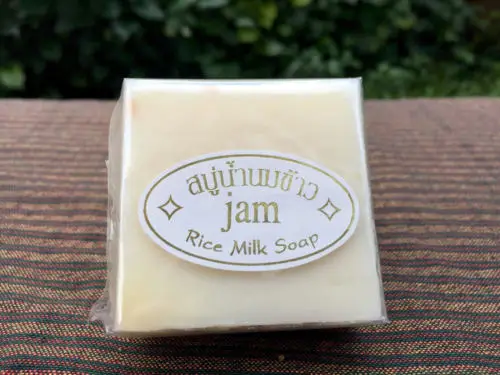 

JAM - Thai Jasmine Rice Milk Soap Bar Collagen Whitening Skin Care Face & Body