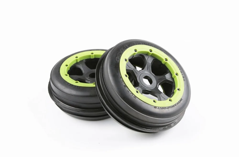 

Fornt Desert tire and wheel hub assembly for 1/5 hpi rovan km baja 5b rc car parts