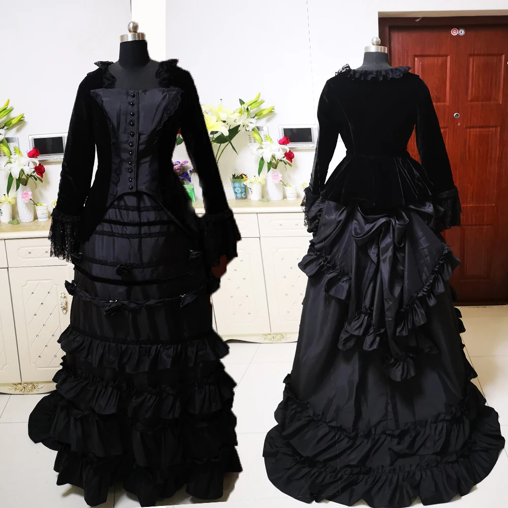 Женское платье в викторианском стиле/винтажное для Хэллоуина|vintage dress|victorian
