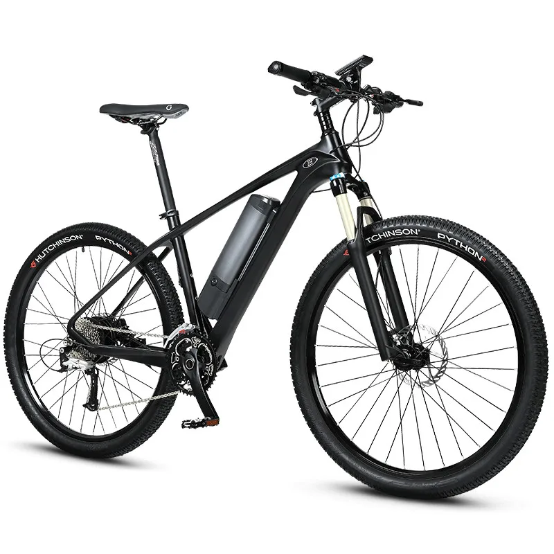 Perfect 27.5inch carbron fiber electric mountain bike assisted  hybird ebike Super light off-road Ebike smart PAS carbon fiber bicycle 0