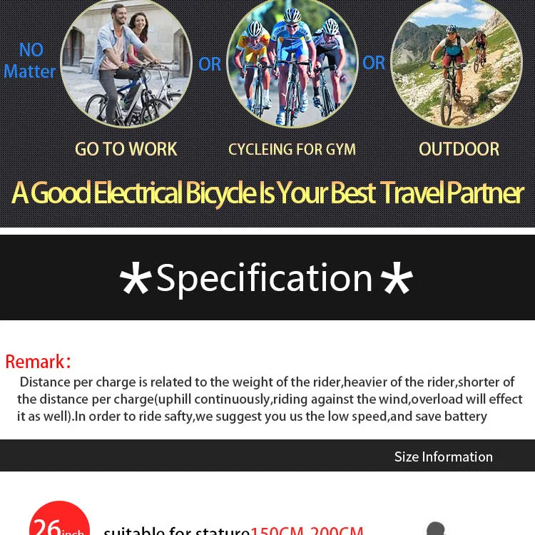 Perfect G Two 2018 new 26inch 27Speed Electric Bike Powerful Electric Mountain Bike Lithium Battery 250W 350W 48V  eBike  Electric MTB 14