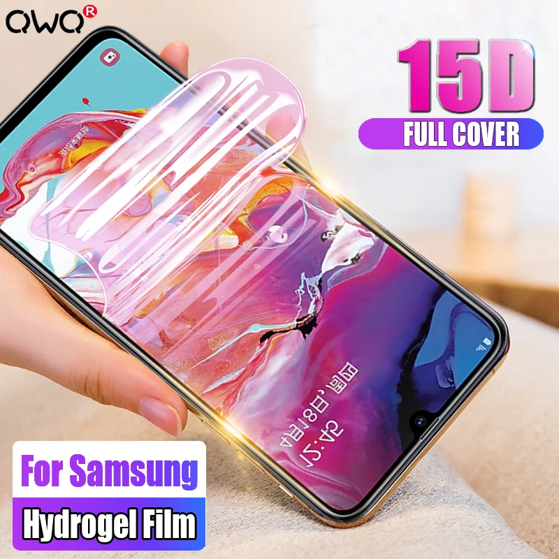 

15D Hydrogel Film For Samsung Galaxy A50 A70 A30 A10 A20 M30 Screen Protector For Samsung S10e S10 Plus M10 M20 A80 A90 Film