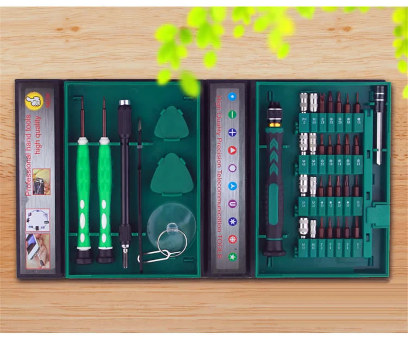 

Mainpoint High Hot Sale 38 in 1 S2 Alloy Steel Screwdriver Set Precision Repair Tools Kit Laptop Cell Phone Repair Tool