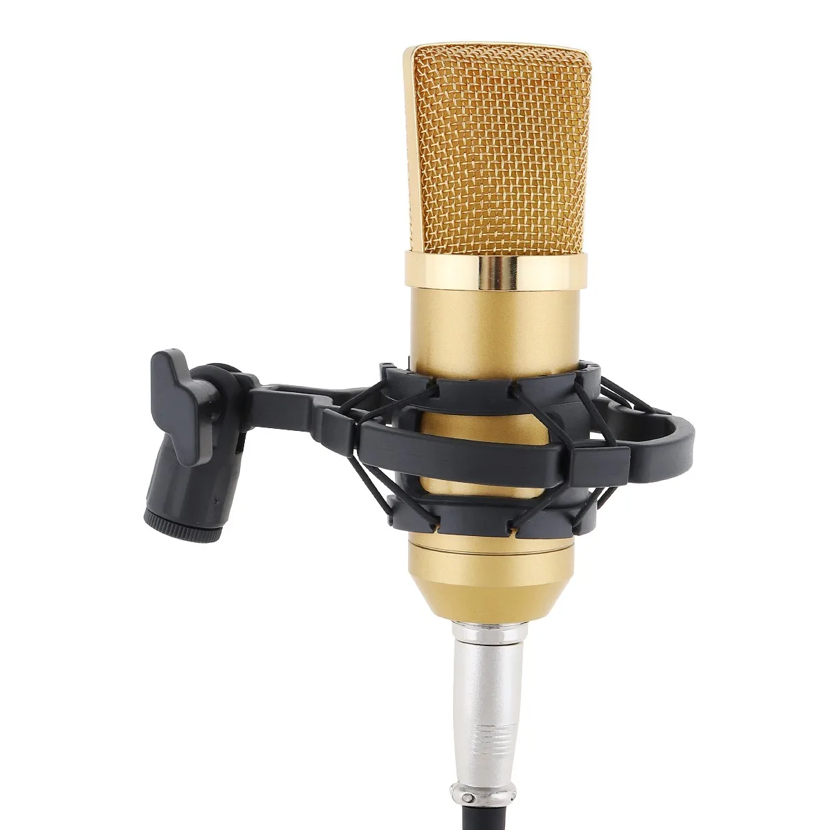 BM-700 профессиональный конденсаторный микрофон с контурным управлением и позолоченной большой мембранной головкой для студии/KTV