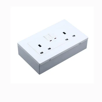 

10pcs/pack White UK 146 Type Wall Mounting Socket Box Internal Cassette for Switch and Socket Junction Box Wiring Back Box