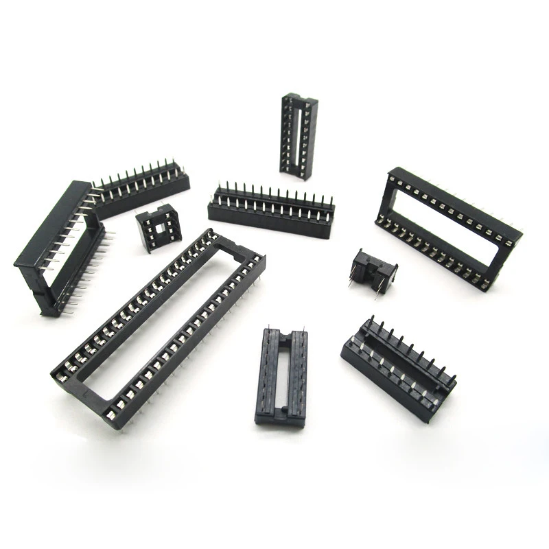 50 шт. DIP 6 8 14 16 18 контактов IC адаптер гнездо типа припоя 18|socket adaptor|socket adaptersocket |