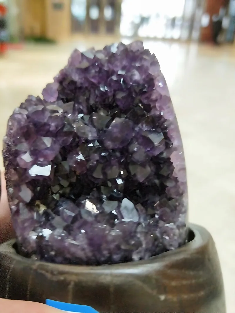 500-800 г натуральный аметист, кластер, аметист, пещера, необработанный ...