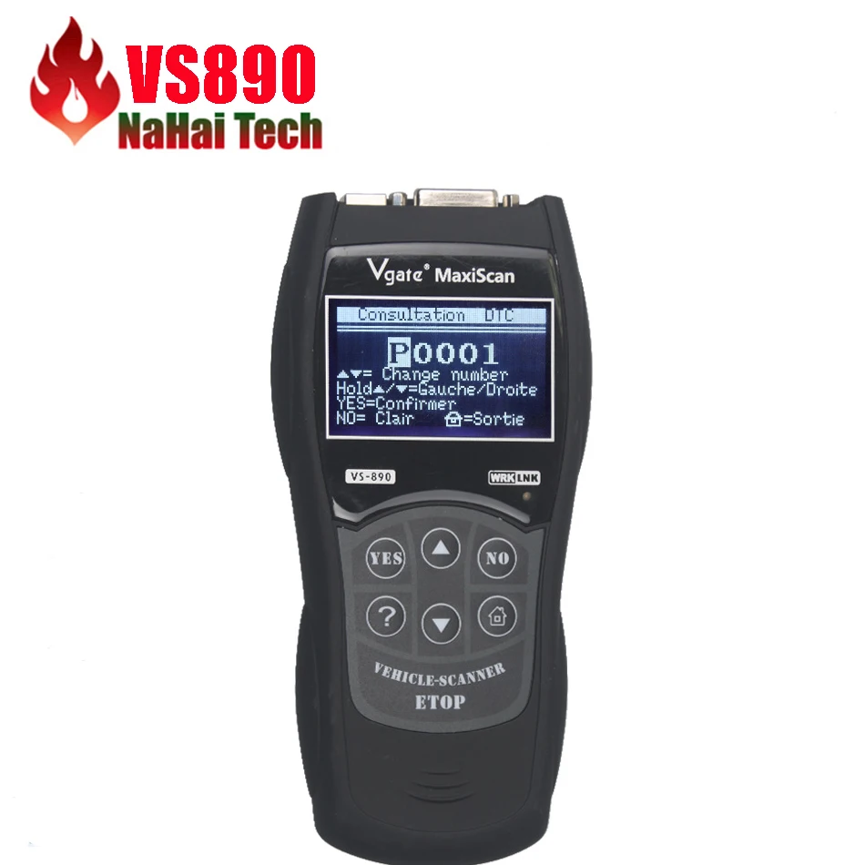 Оригинальный VGATE MAXISCAN VS890 Поддержка 70 производители мульти Язык Авто считыватель