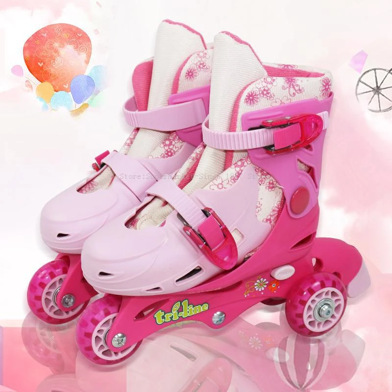 Juguetes para niñas de patinaje sobre ruedas para niños 2 3 4 5 6 años de edad, polvo de princesa para principiantes en línea niño patines|Equipo de ejercicio al libre| - AliExpress