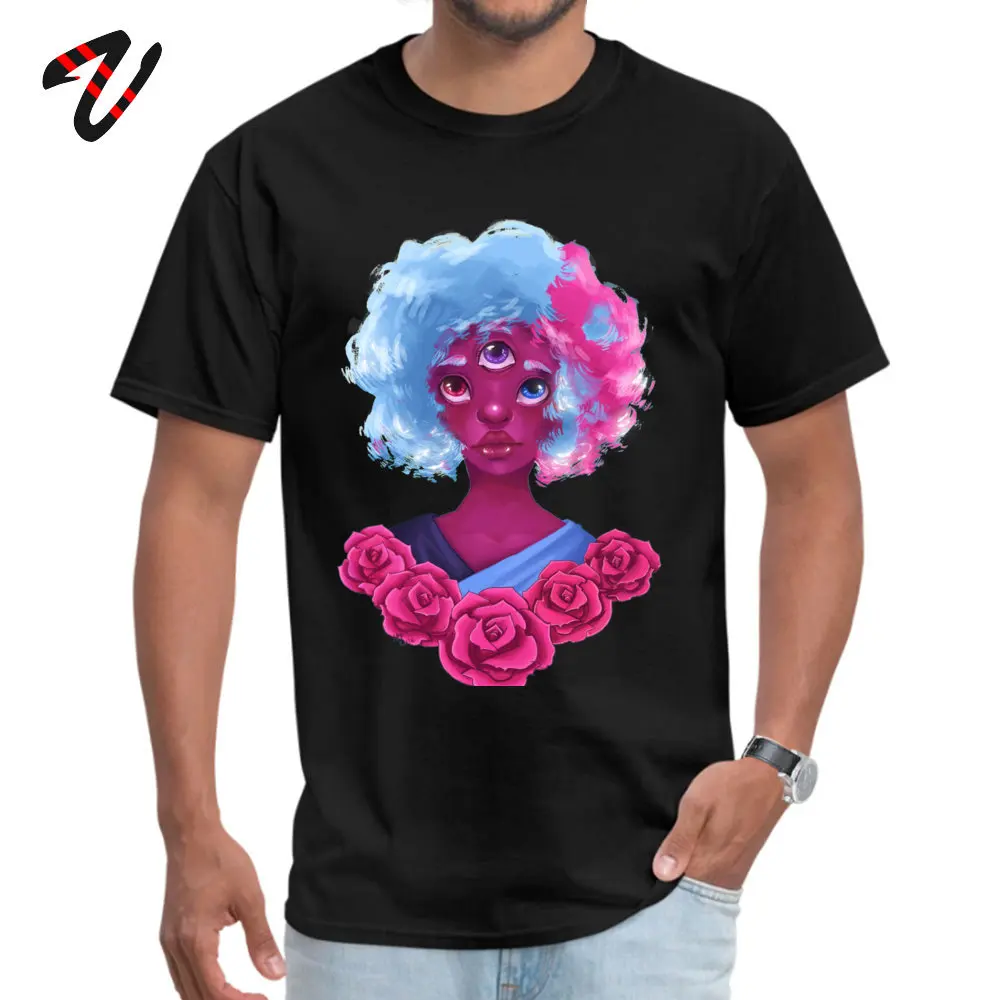 

Steven Universe Garnet Japan Top T-shirts for Male Hell Summer Fall Tees Printed On Tee Shirts Short Sleeve Faddish O Neck