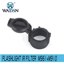 WADSN страйкбол тактический фонарик ИК фильтр M961+ M910 Аксессуары для фонарей FM14(1,6") WEX602