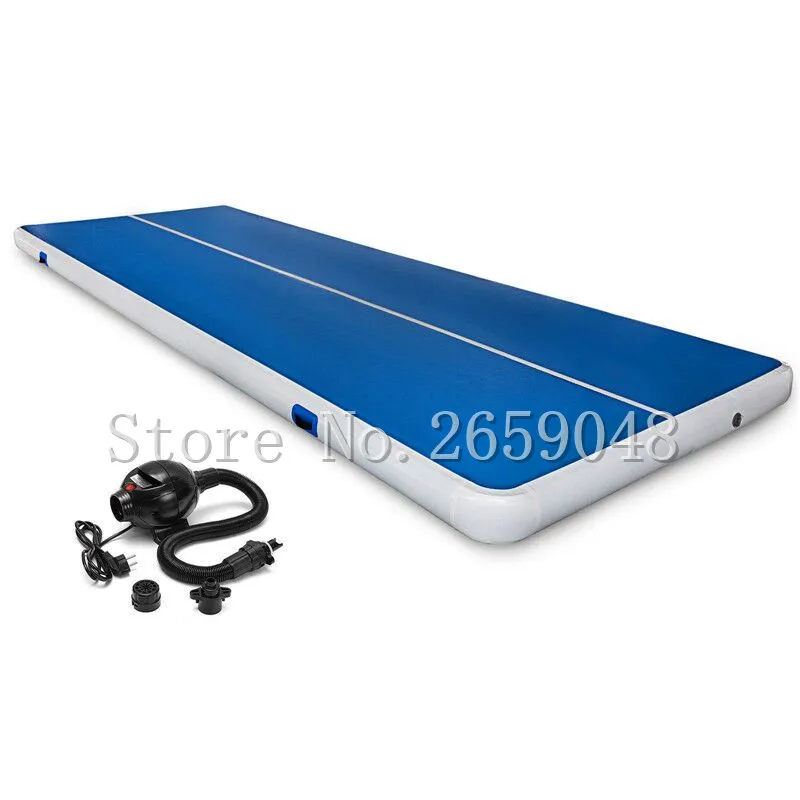 

Free Shipping 8x1x0.2m Air Track Tumbling Mat for Gymnastics Inflatable Airtrack Floor Mats with Electric Air Pump