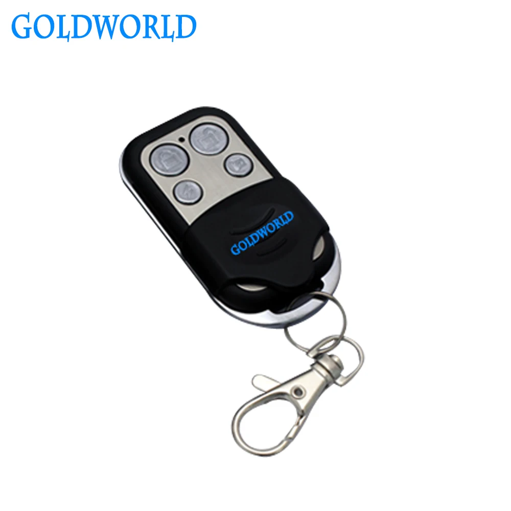 

free shipping 1 Pcs classic Wireless Metal Remote Control Controller Keyfobs Keychain 433MHz Just For Our Alarm System