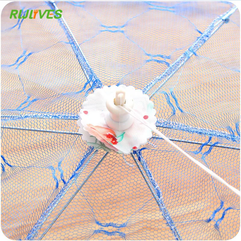 Kitchen Vogue Lace Mesh Screen Protect Cover Collapsible Umbrella Tents Dome Fly Picnic Large Food Cover food cover
