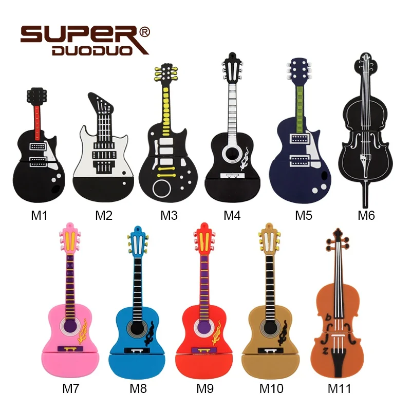 

Music note pen drive 2.0 musical instrument usb flash drive pendrive 8GB 16GB 32GB 64GB 128GB cartoon memory stick U disk gift