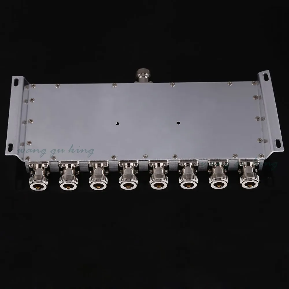 8-Way n نوع أنثى الطاقة الفاصل 800-2500 ميجا هرتز إشارة الداعم مكرر مقسم 2 جرام 3 جرام 4 جرام cdma gsm dcs pcs