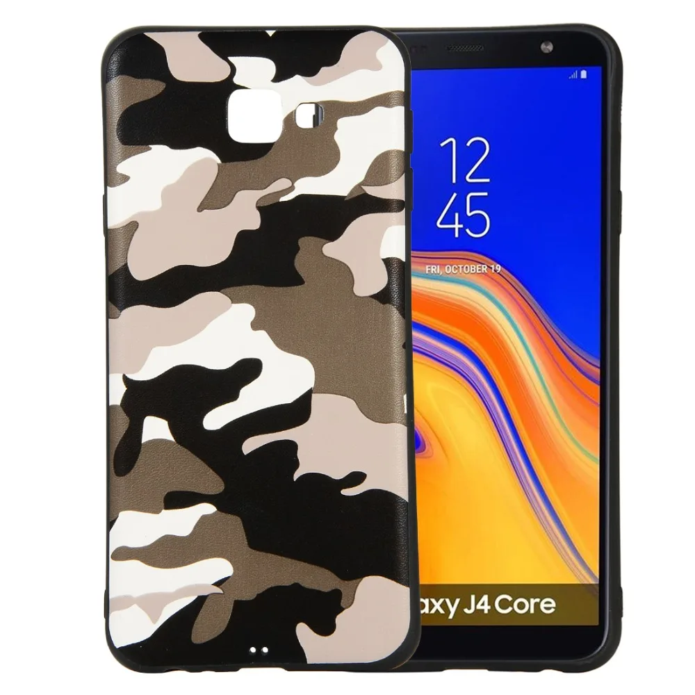 Армейский зеленый Камуфляжный Мягкий силиконовый чехол J4 Core из ТПУ для Samsung J2 J3 J5
