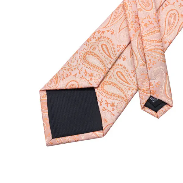 Hi-Tie популярный свадебный галстук кораллового розового цвета, шелковый галстук, карманные Квадратные запонки, набор галстуков для мужчин,, Gravata SN-586