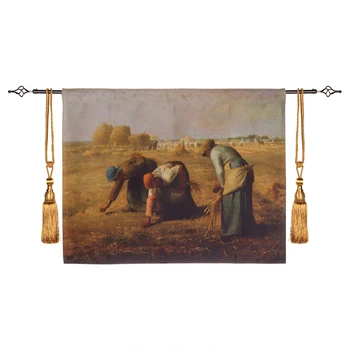 

90x70cm [ The Gleaners ] Famous Works wall tapestry belgium art wall hanging medieval tapestries wall carpet Des glaneuses
