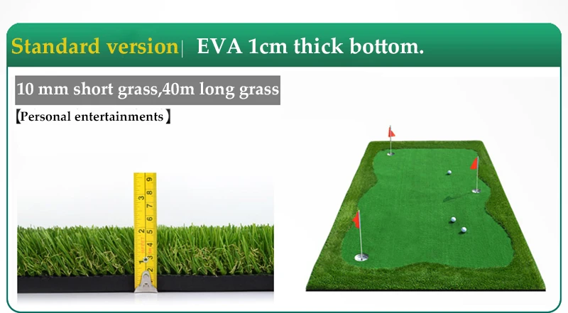 US $275.00 FUNGREEN 45x9 Ft Golf Putting Green Indoor Outdoor Backyard Golf Practice Putting Trainer Mat Portable Training Game For Golfer