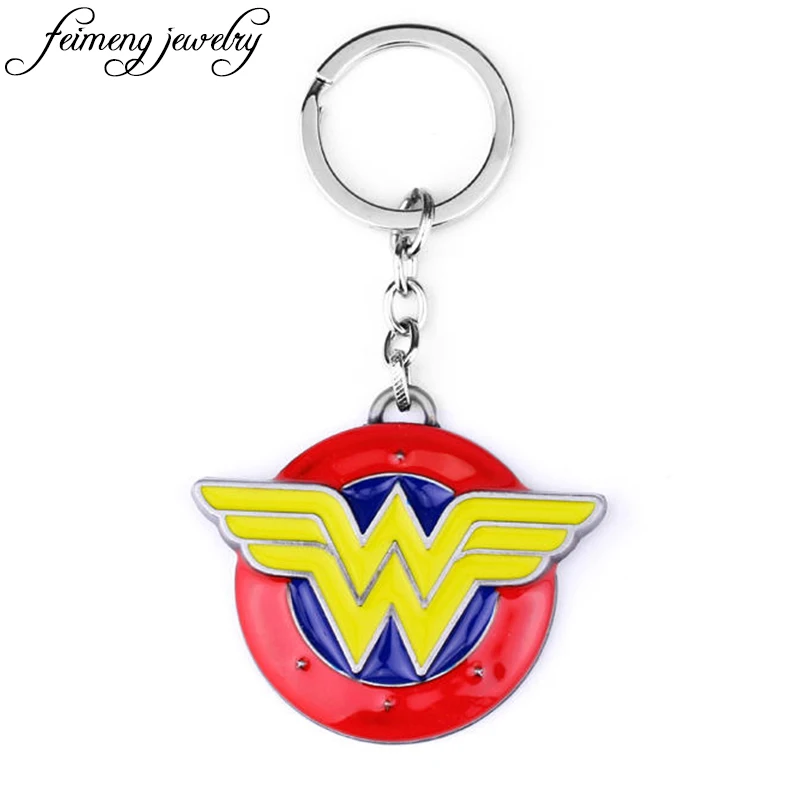 DC Superhero Wonder Woman Key Chain Movie Series Keyring For Chaveiro