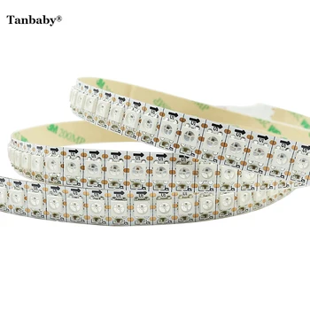 

1M 144 leds WS2812B Individually Addressable LED Strip SMD 5050 RGB ribbon LED Pixel Flexible Light Non-waterproof